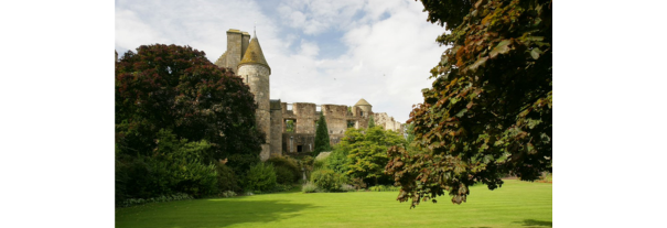 Image showing Falkland Palace, Garden & Town Hall