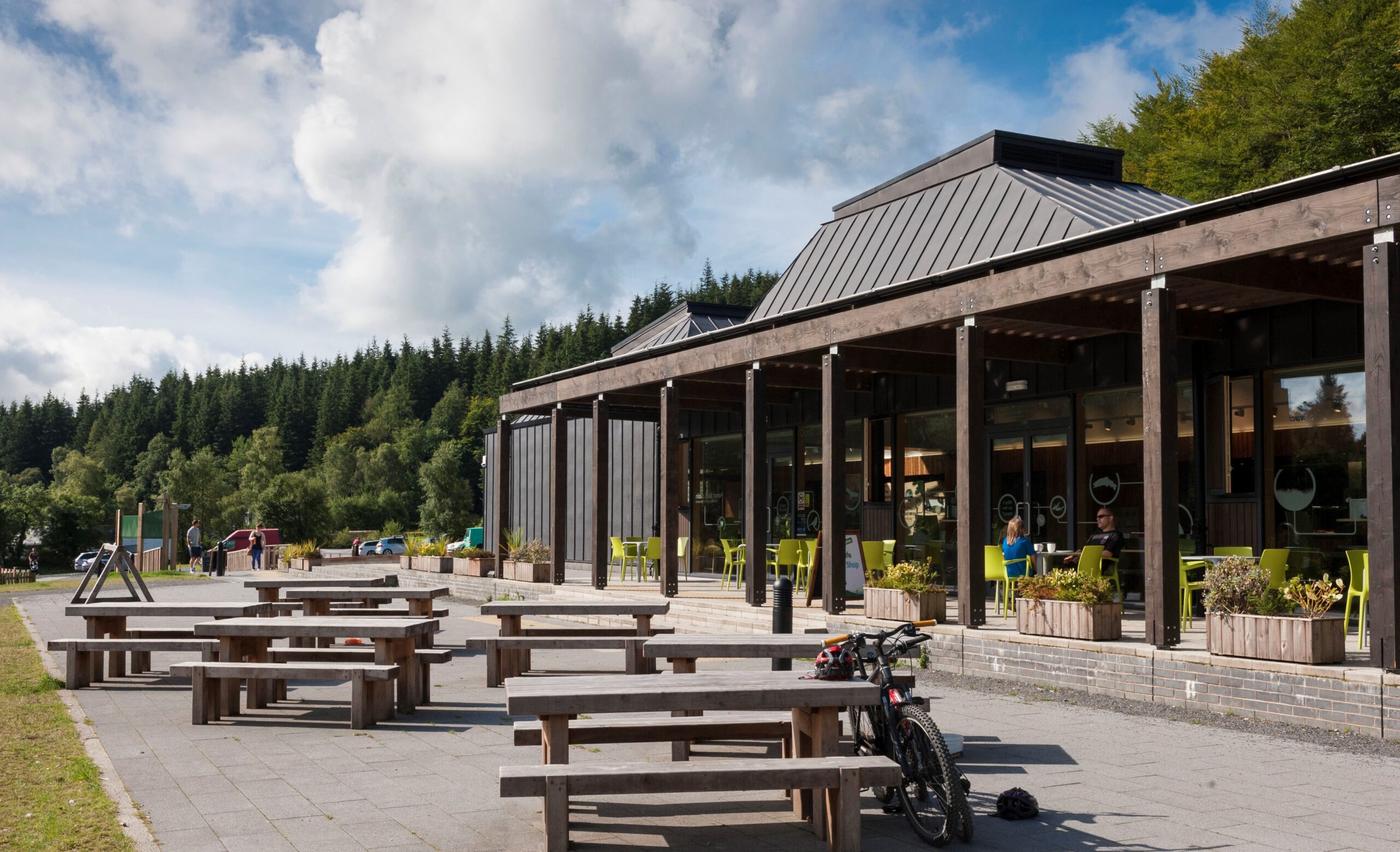 Image showing Kirroughtree Visitor Centre, Galloway Forest Park