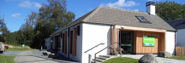 Image showing Clatteringshaws Visitor Centre, Galloway Forest Park
